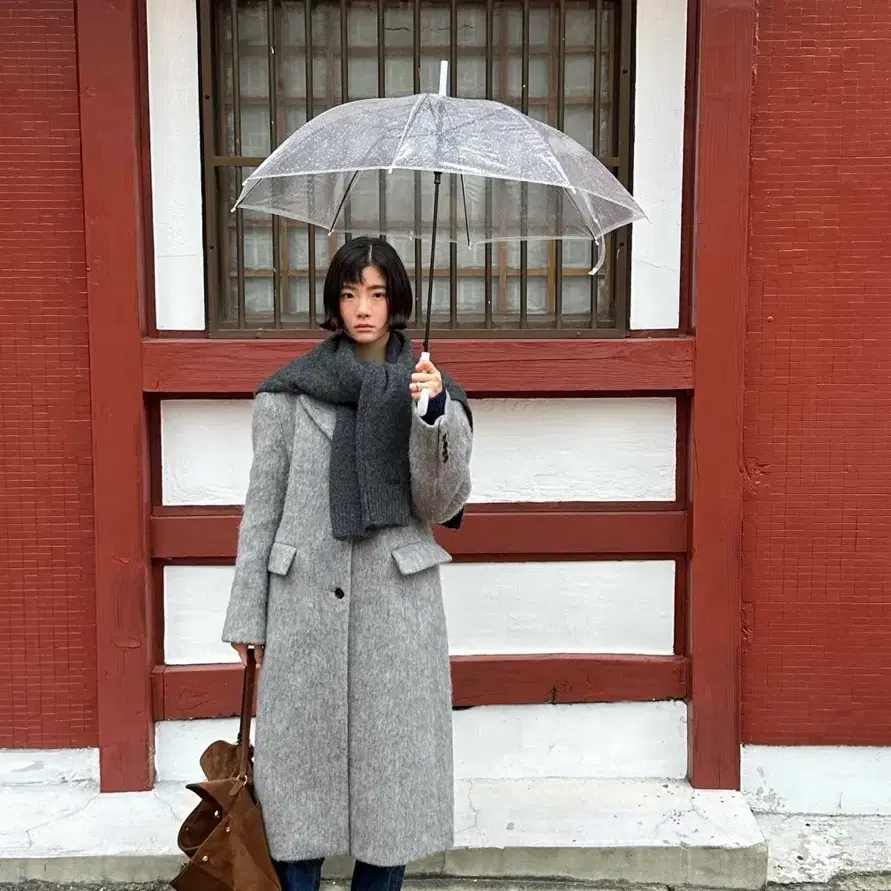 <정가 39.8> 노티아 알파카 싱글 롱코트 새상품
