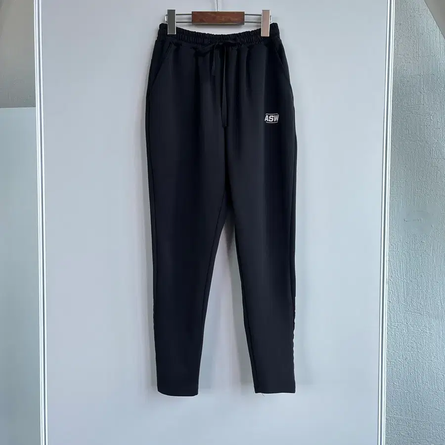 ASW 여성 트레이닝 밴딩 블랙 바지 -1025
