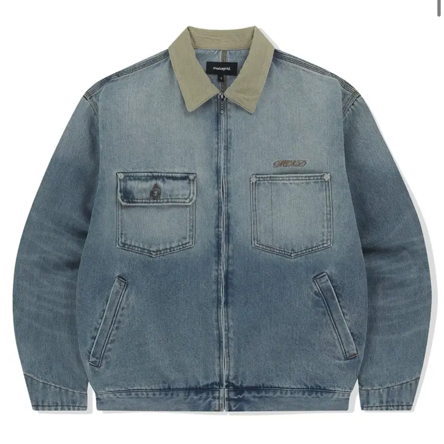 마하그리드 데님 자켓 DUNGAREE DENIM JACKET BLUE(MG2FSMJ245A)