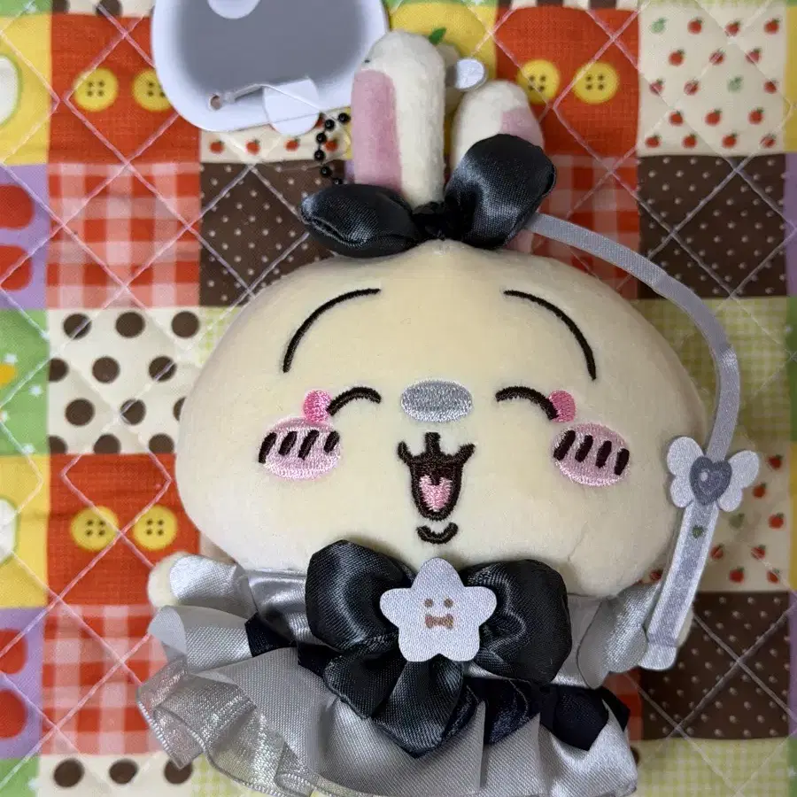 먼작귀 흑화 우사기 키링 [일본정품 새상품]