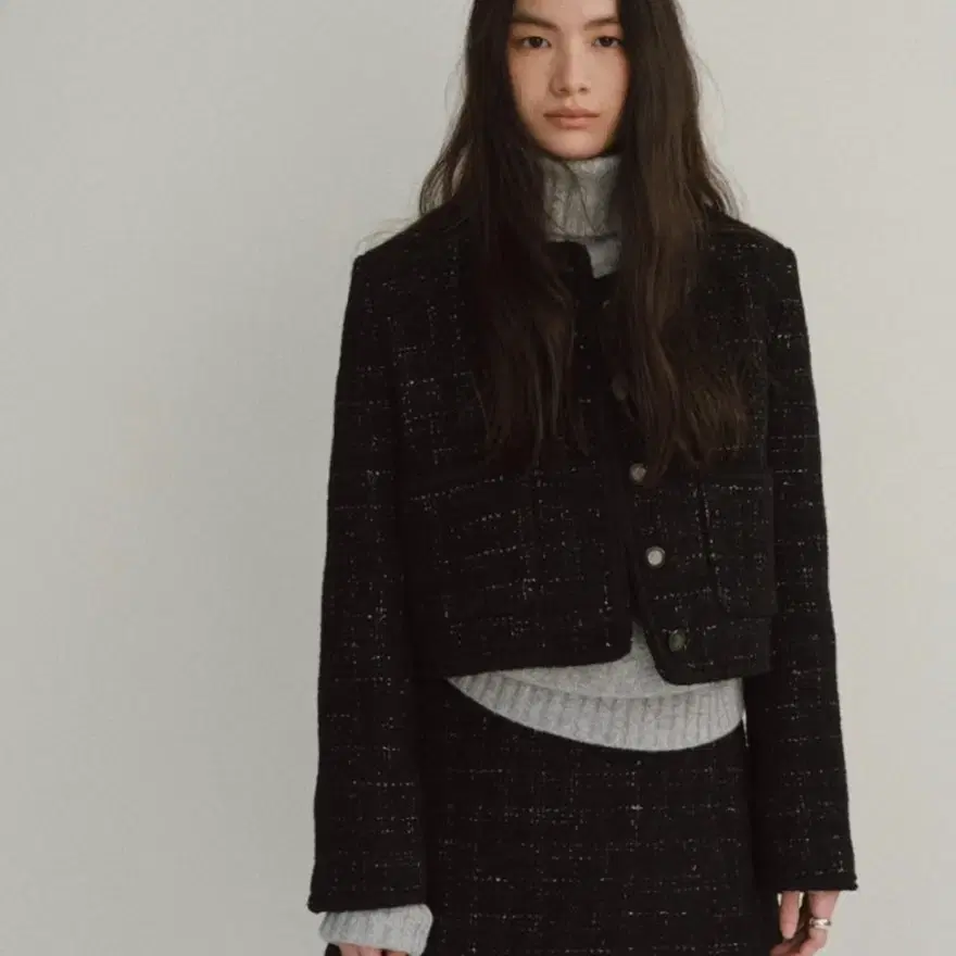 호와스 docent tweed jacket