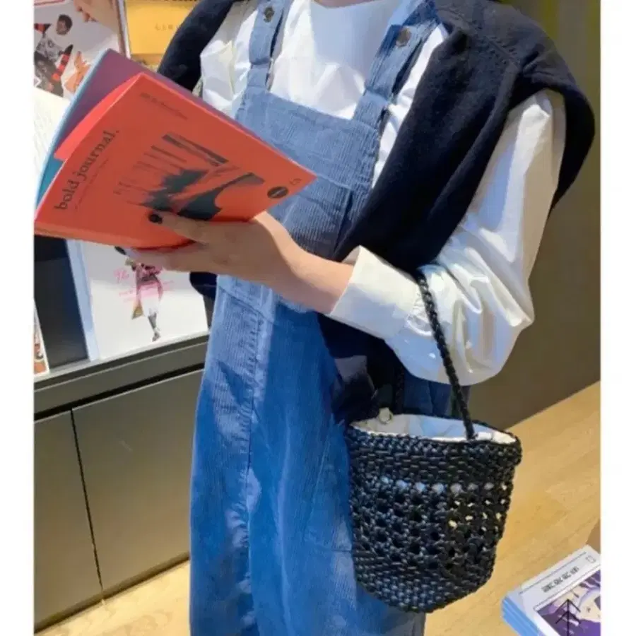코듀로이 오버롤 원피스