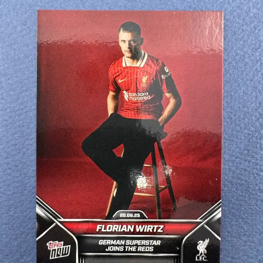 [비르츠] Topps NOW Liverpool 플로리안 비르츠 German Superstar Joins Reds