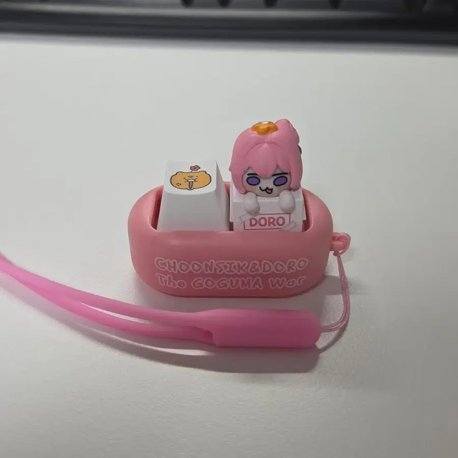 니케 도로롱 춘식이 키캡 키링 doro