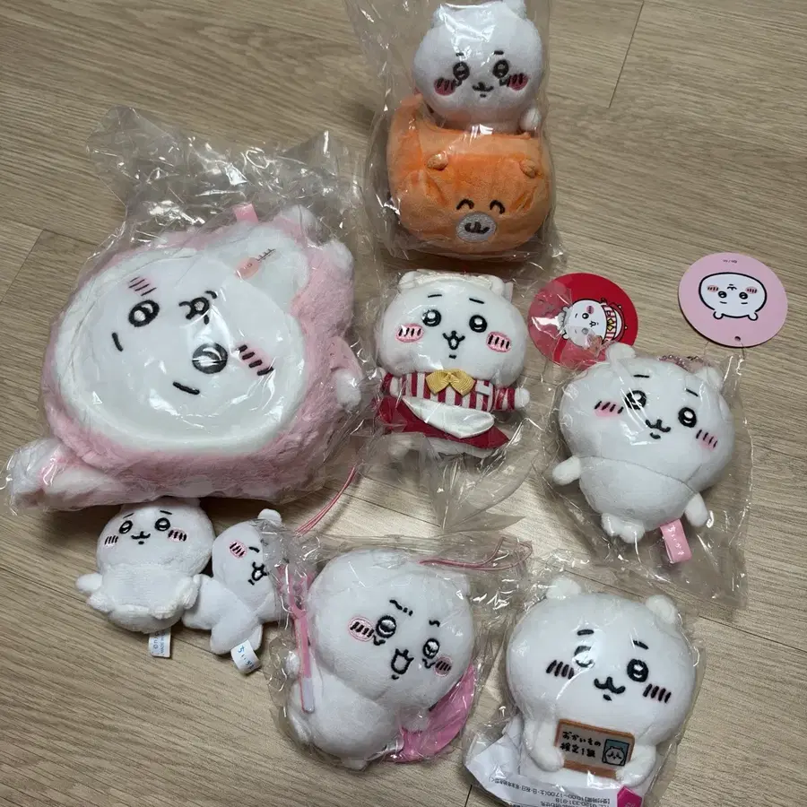 먼작귀 치이카와 누이 마스코트 마코 인형 앉은 누이 토끼 일괄 (수수료 포함)