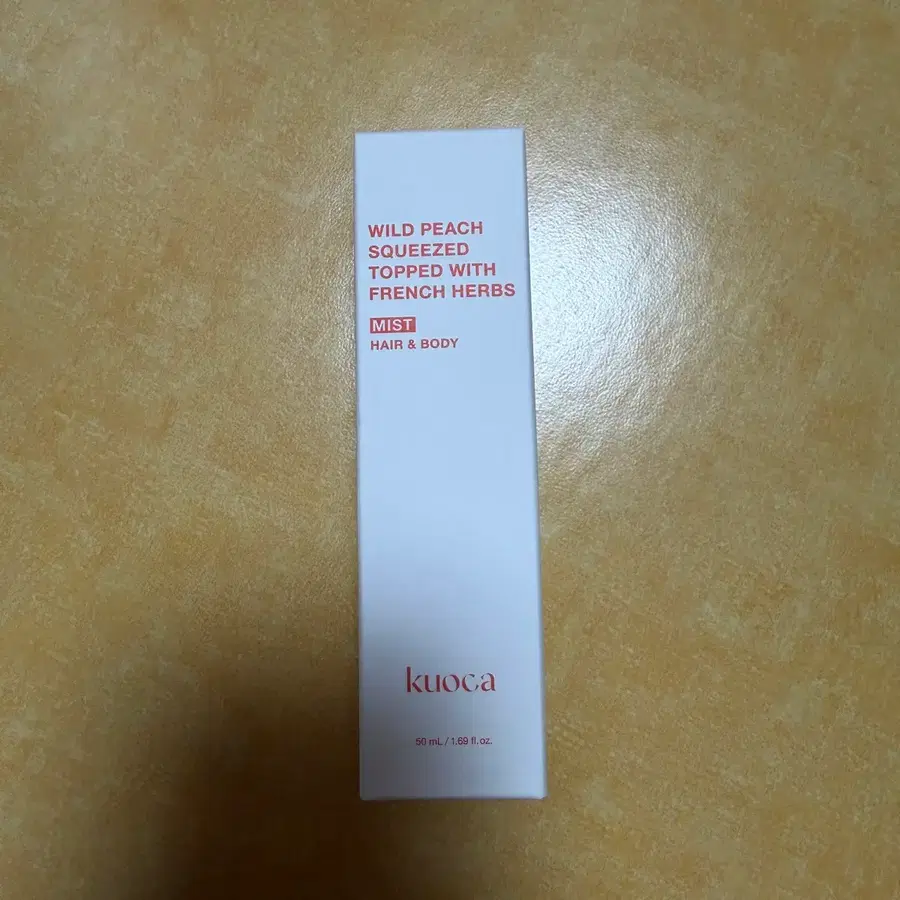 새상품)쿠오카 피치 미스트 헤어앤바디 50ml
