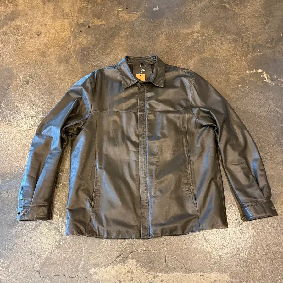 90s 리얼레더 made in korea 소가죽자켓 XXL