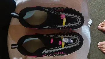 KEEN 키즈 신발 블랙 핑크