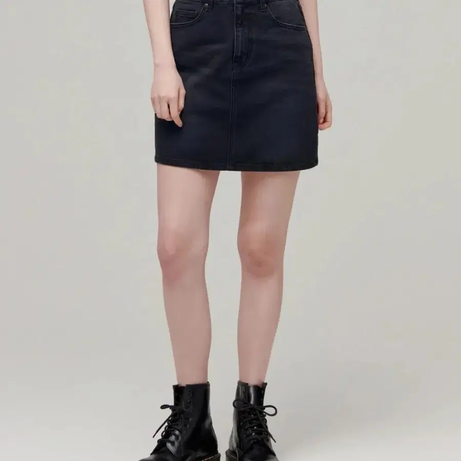 무신사 데님 스커트 새옷