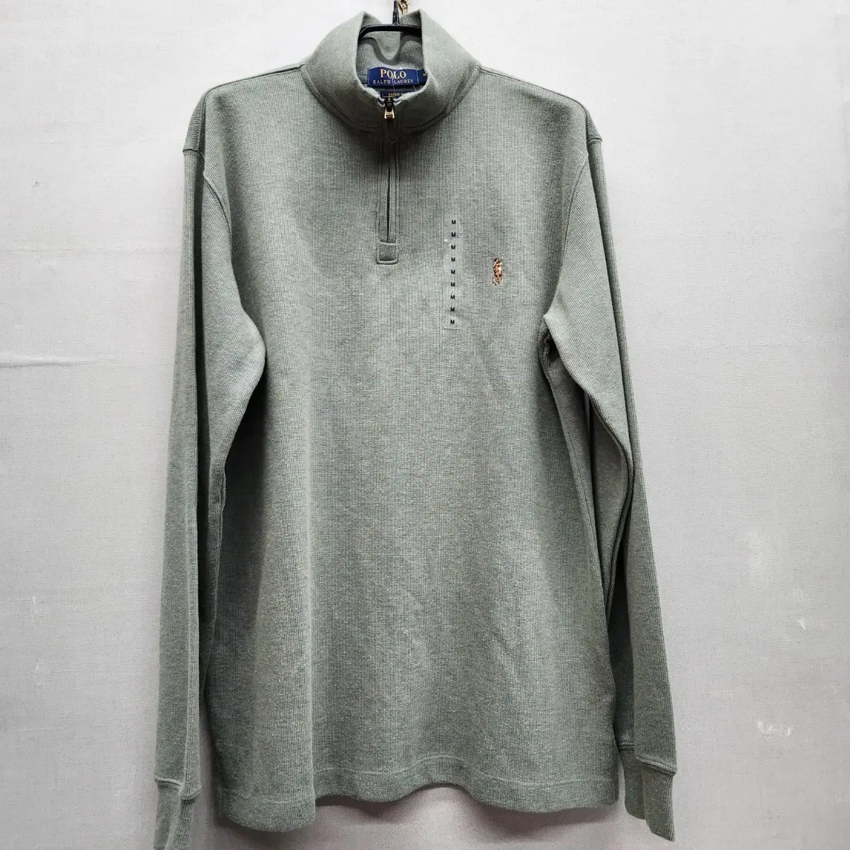 New Product QR) Polo Ralph Lauren Multi Pony Cotton Knit Half-Zip M (L)