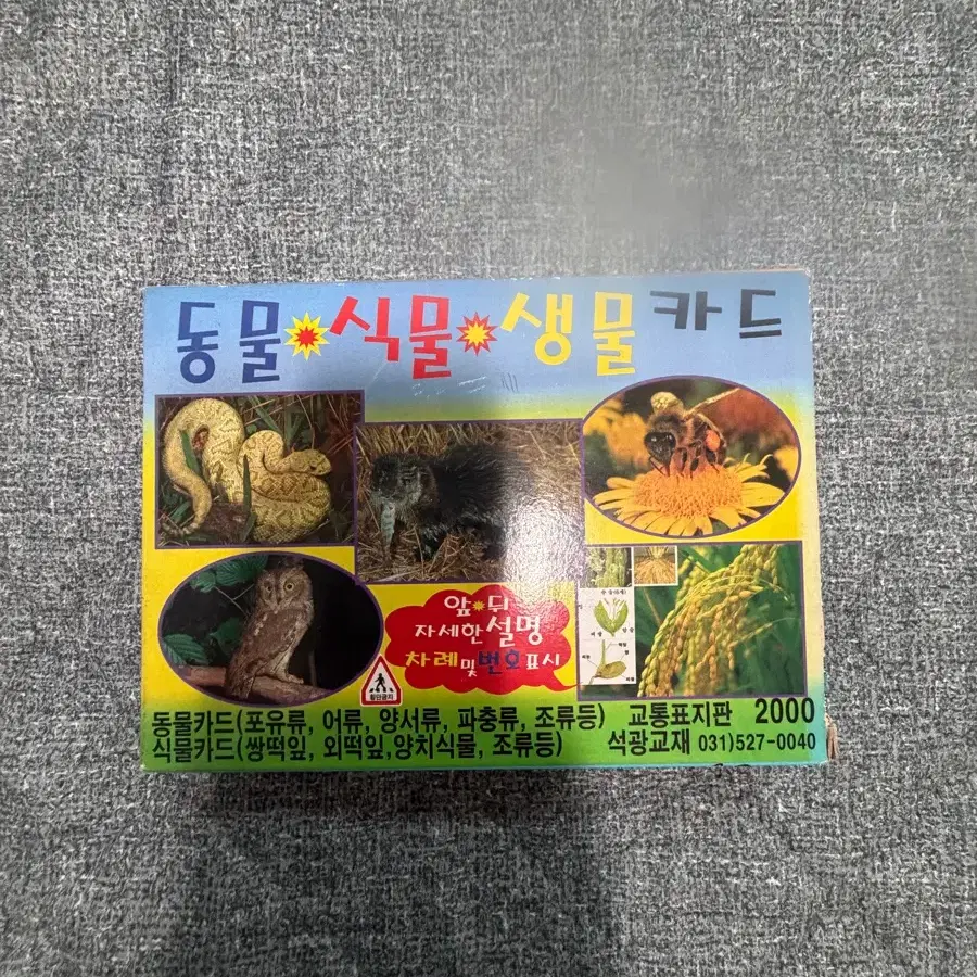 고전 동물 식물 카드