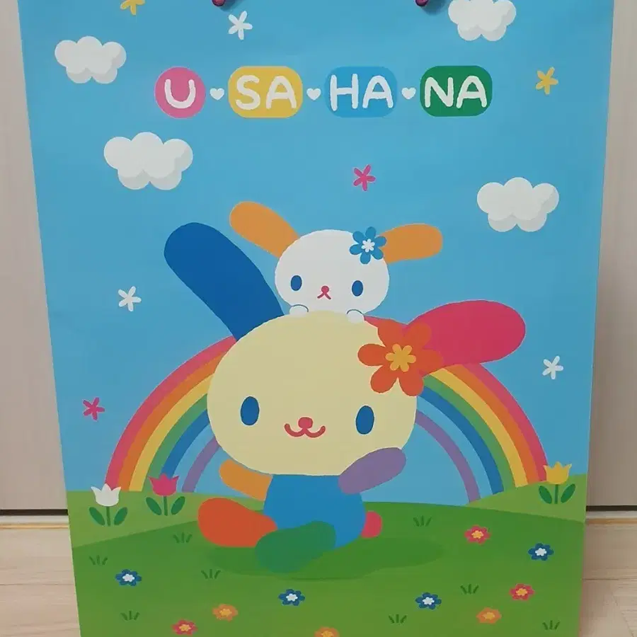 우사하나 팝업 한정 쇼핑백