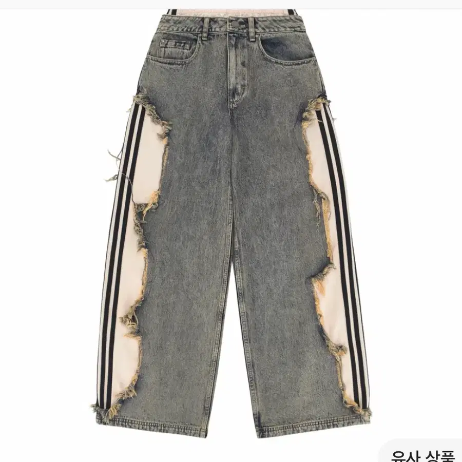 아디다스 아딜레늄 5.0 데님 팬츠 초키 브라운