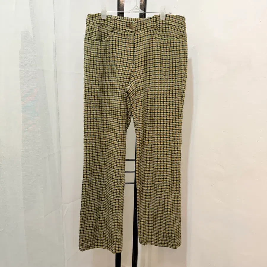 (L)아놀드바시니 체크 울슬랙스 체크슬랙스 롱슬랙스 2709