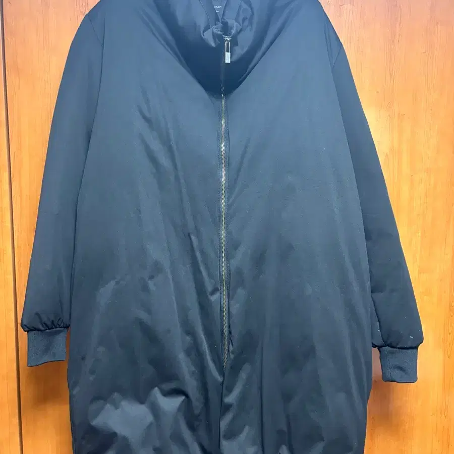 [ZARA MAN] 자라 맨 하이넥 A라인 미니멀 패딩 롱코트 (L / 100~105)
