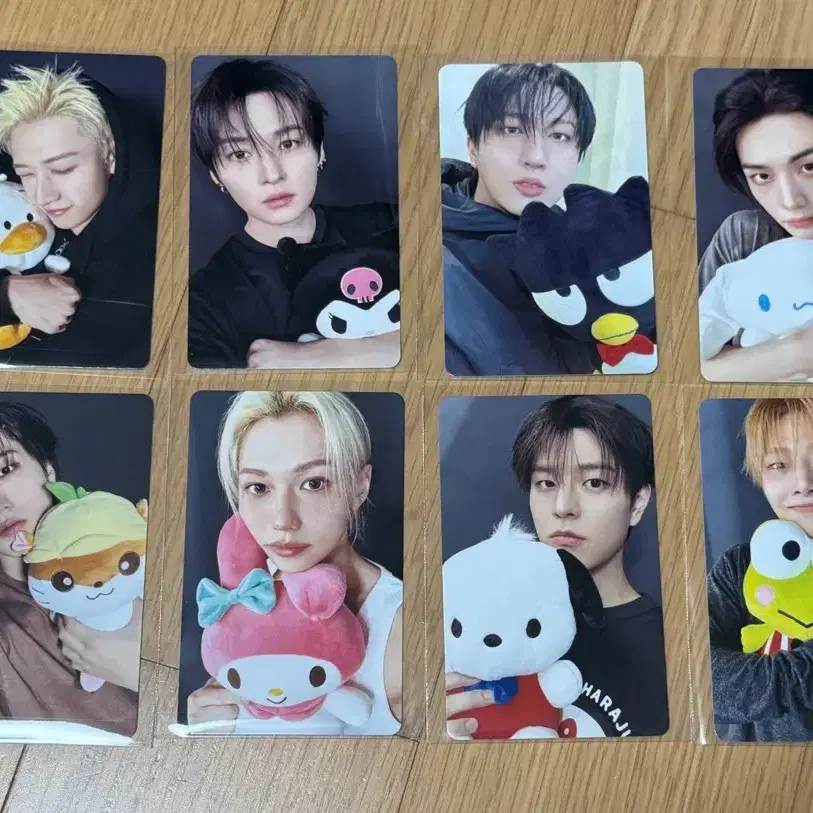 스트레이키즈 스키즈 산리오 콜라보 포카 세트 straykids skz sanrio pc photocard set ot8