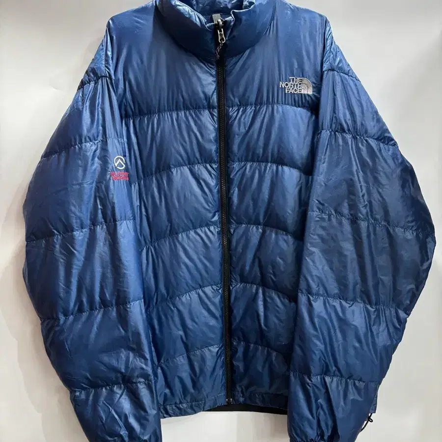 사이즈 105 (XL)] 노스페이스 블루 서밋시리즈 오리털 다운 패딩 자켓 7.5