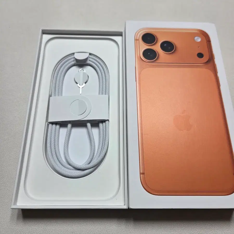 Apple 아이폰17 프로 맥스 pro max 오렌지 자급제 1TB 풀박스