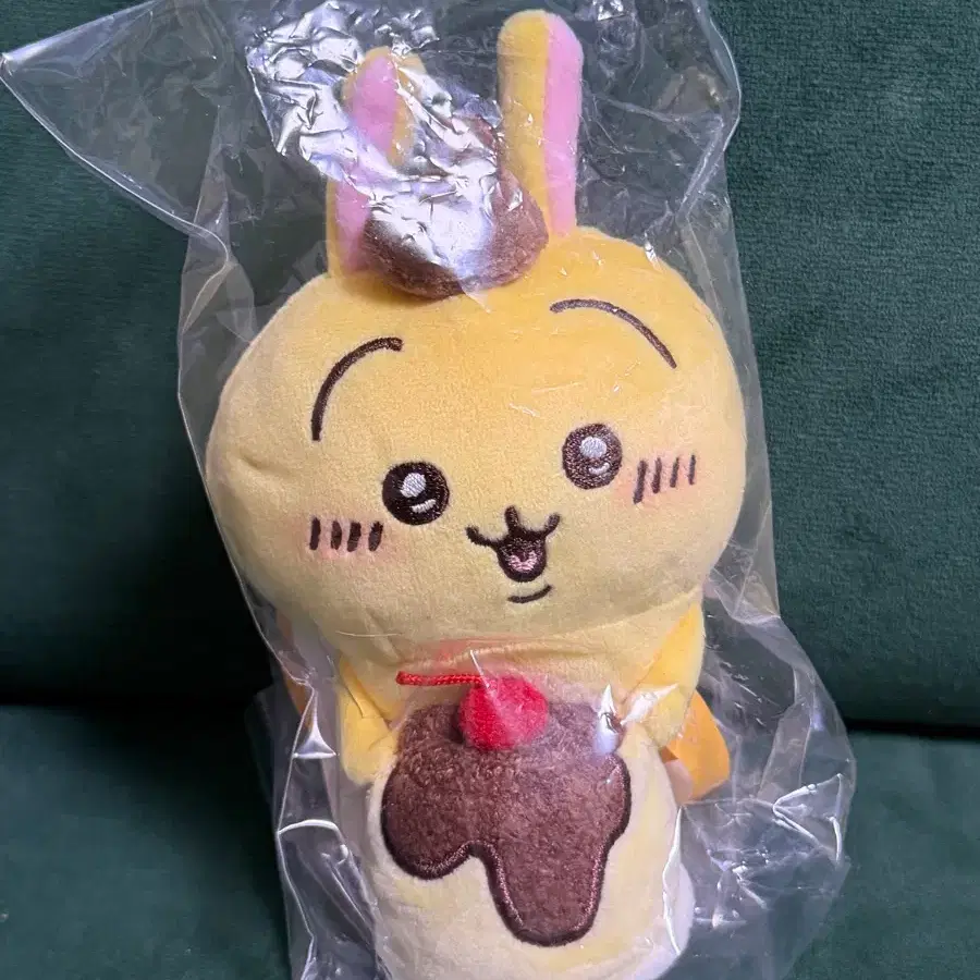 치이카와 우사기 폼폼푸린 콜라보 데스크탑 인형