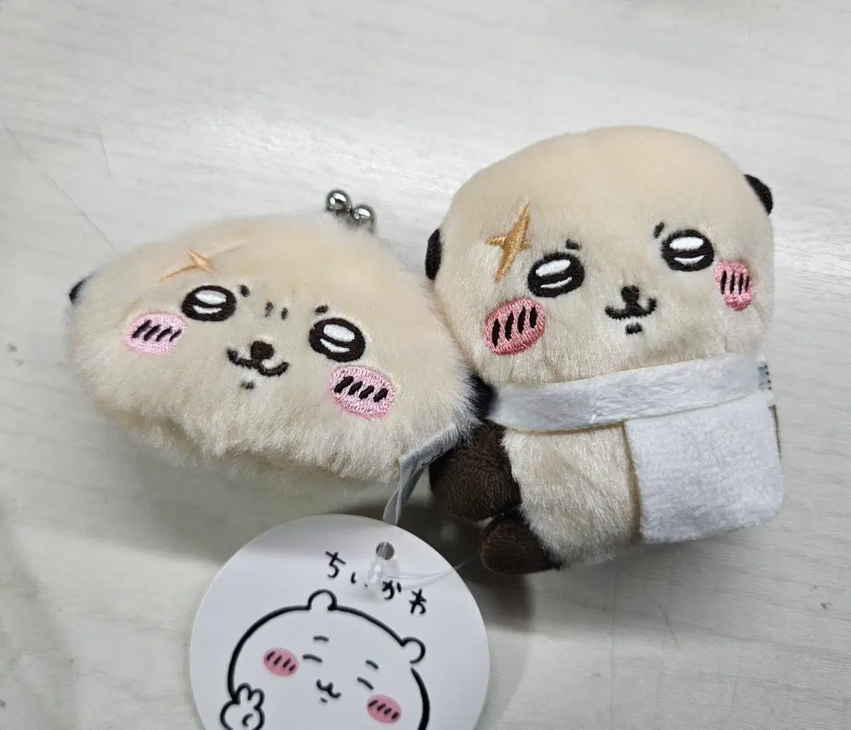 Monzakwi Chiikawa Rakko coin purse clip doll