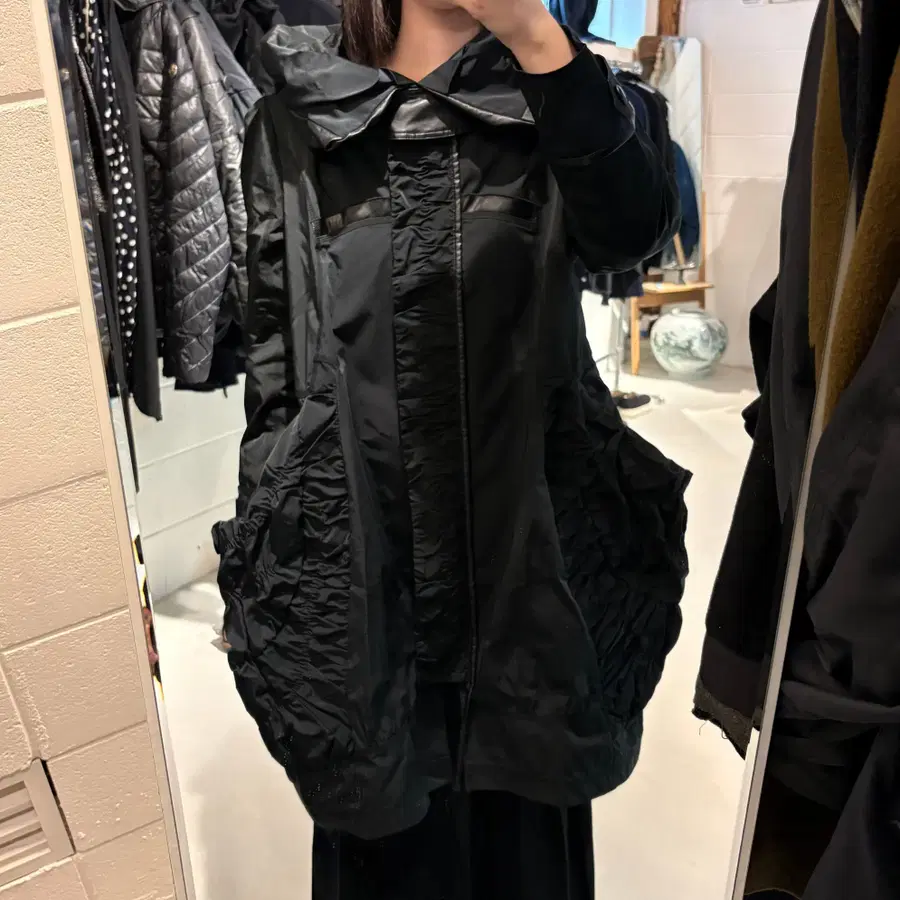 Eiko Kondo 셔링 코트 자켓