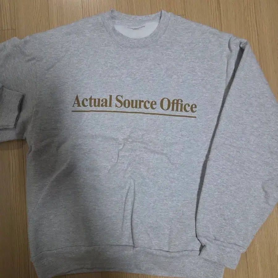 actual source 스웻셔츠 그레이 medium