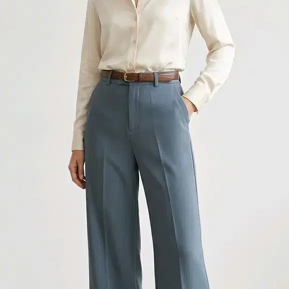 언더스탠딩 와이드 슬랙스 바지27인치