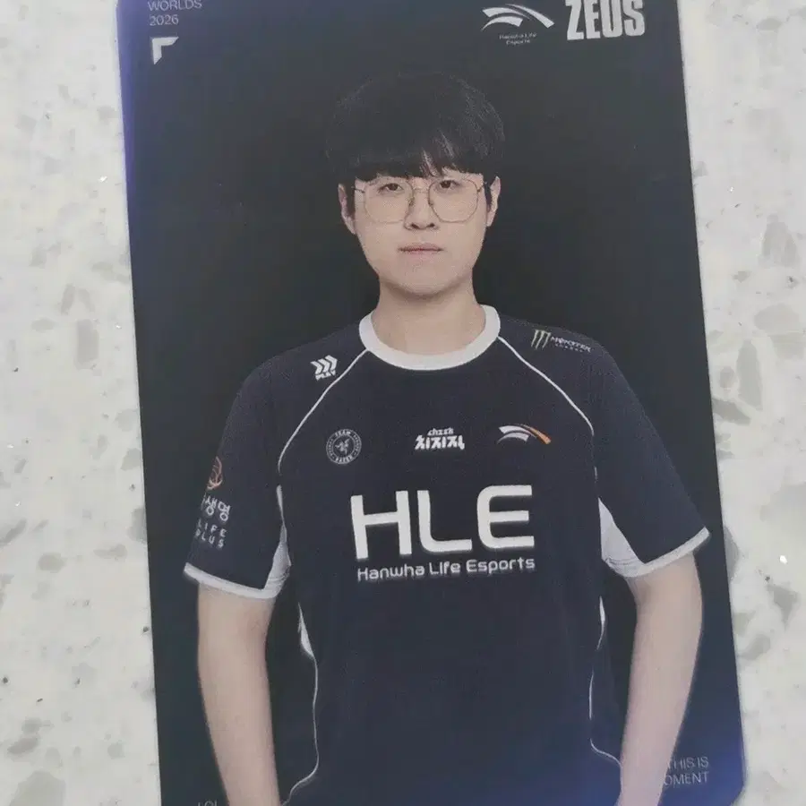 롯데월드 롤 팝업 포토카드 HLE 제우스 카나비 레어 교환가능