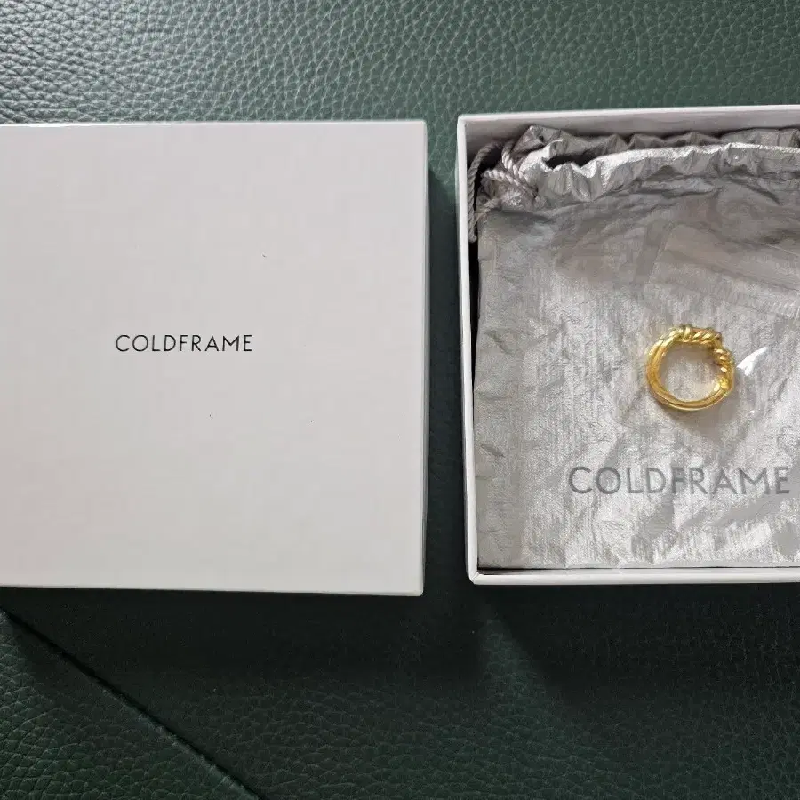 콜드프레임 반지 골드콜드프레임 COLDFRAME GORDIAN SILVER KNOT 11호