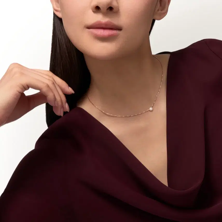 까르띠에 다무르 set 귀걸이(스몰) 목걸이(라지) 로즈골드 사진 7