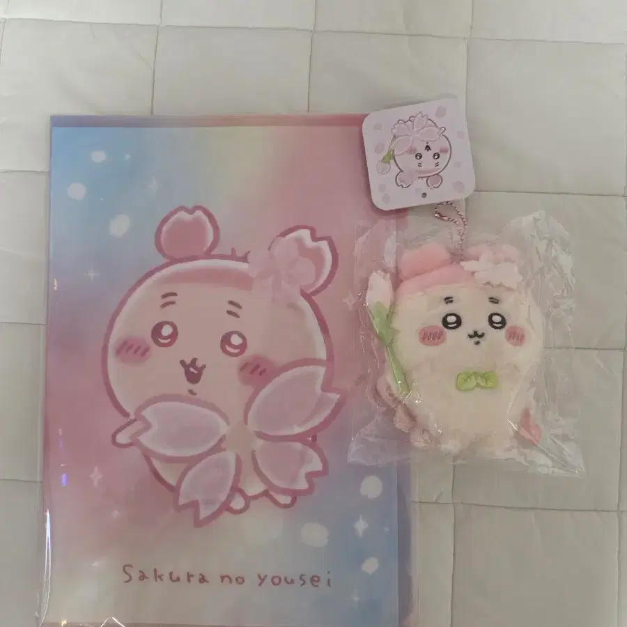 벚꽃 요정 카니 마스코트 인형 파일 세트 요정 치이카와