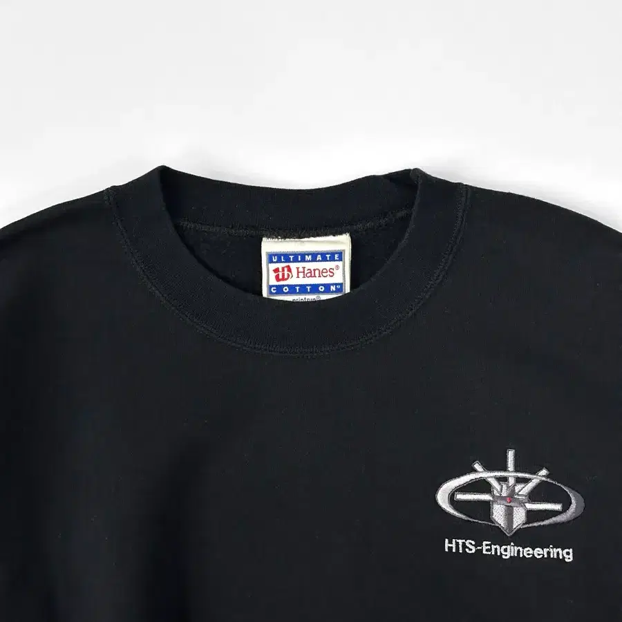 90s Hanes 헤인즈 블랙 스웻셔츠
