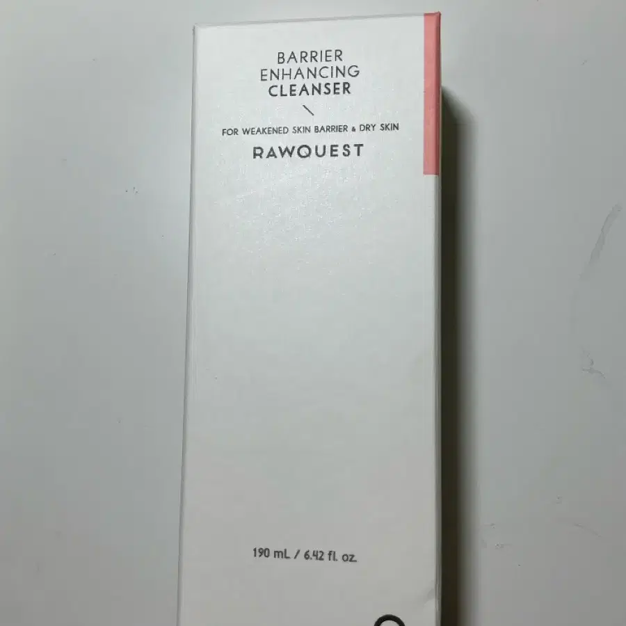 RAWQUEST 배리어 엔핸싱 클렌저 190ml