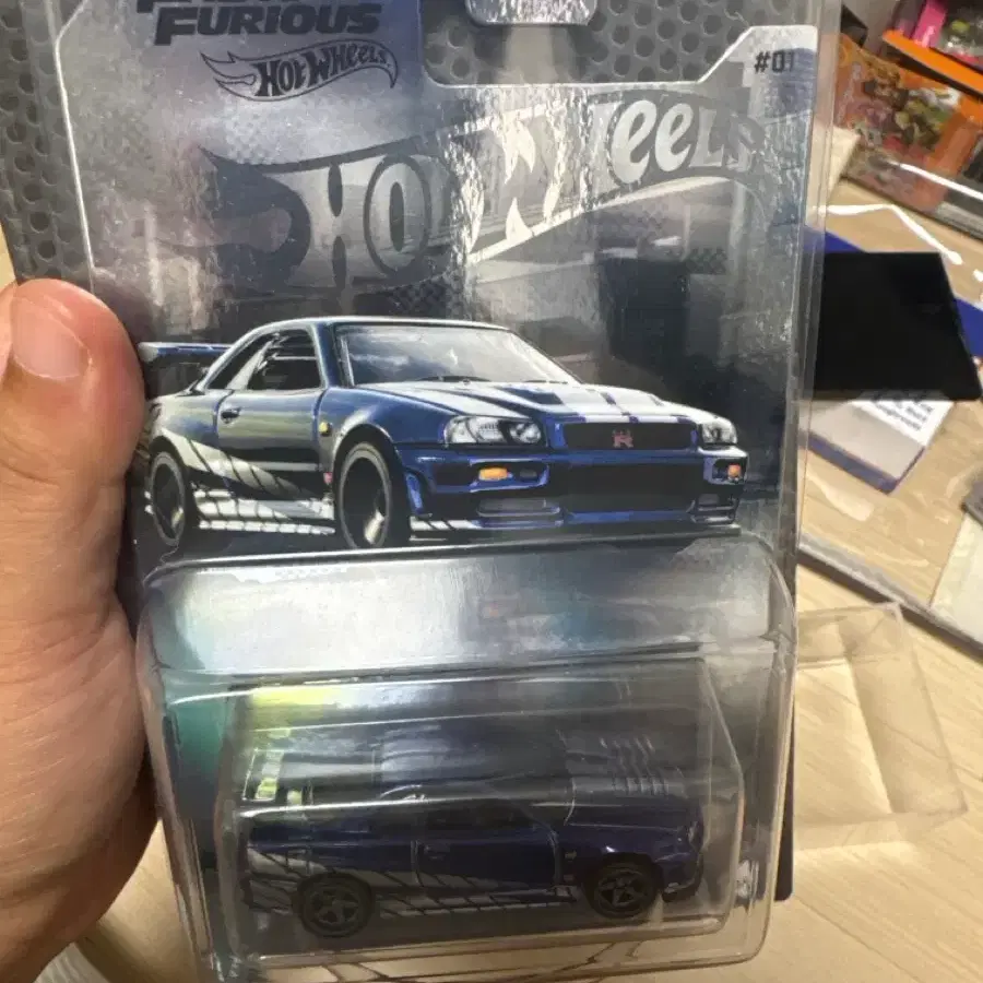 핫휠 NFT 패스트앤퓨리어스 R34 GT-R 블루