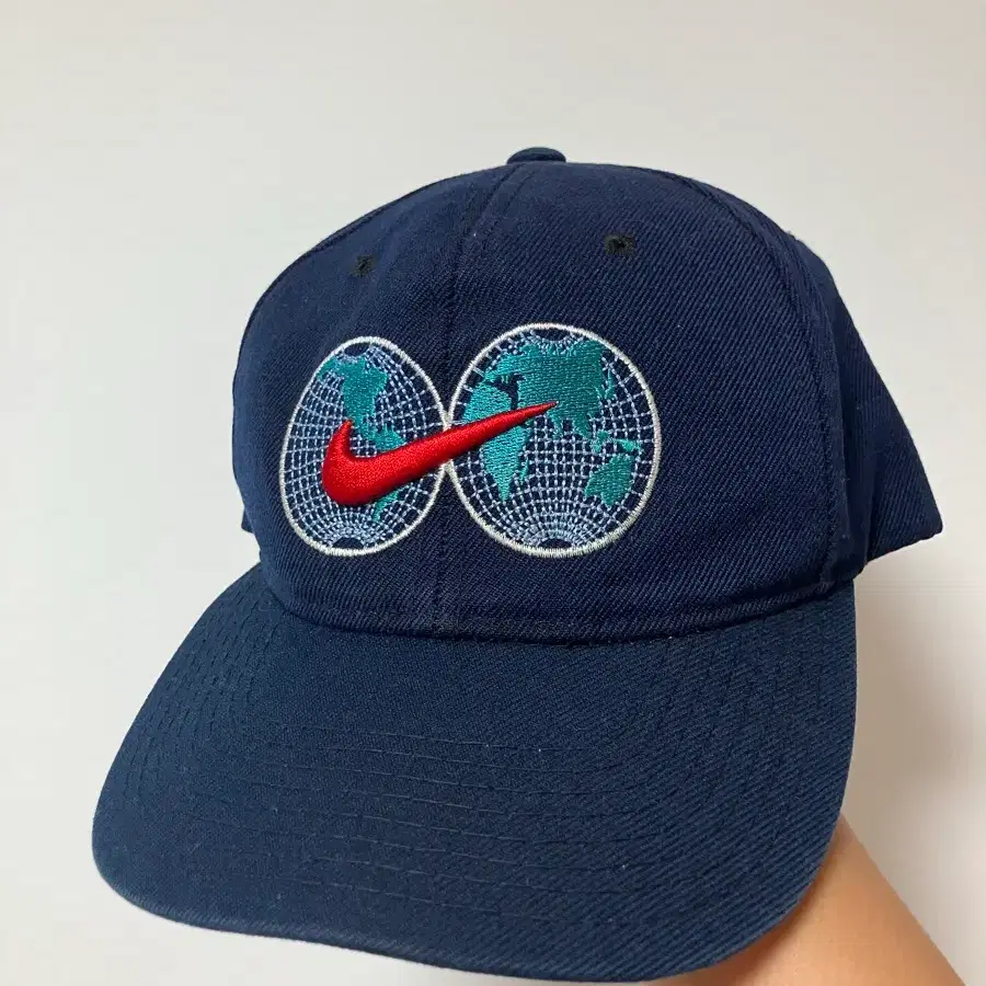 90s 빈티지 올드 나이키캡 모자 네이비
