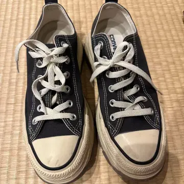 CONVERSE ALL STAR 통굽 스니커즈 그레이 25cm