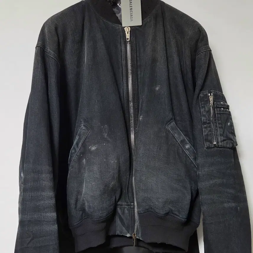 발렌시아가 25SS 데님 봄버 자켓 M 사진 6