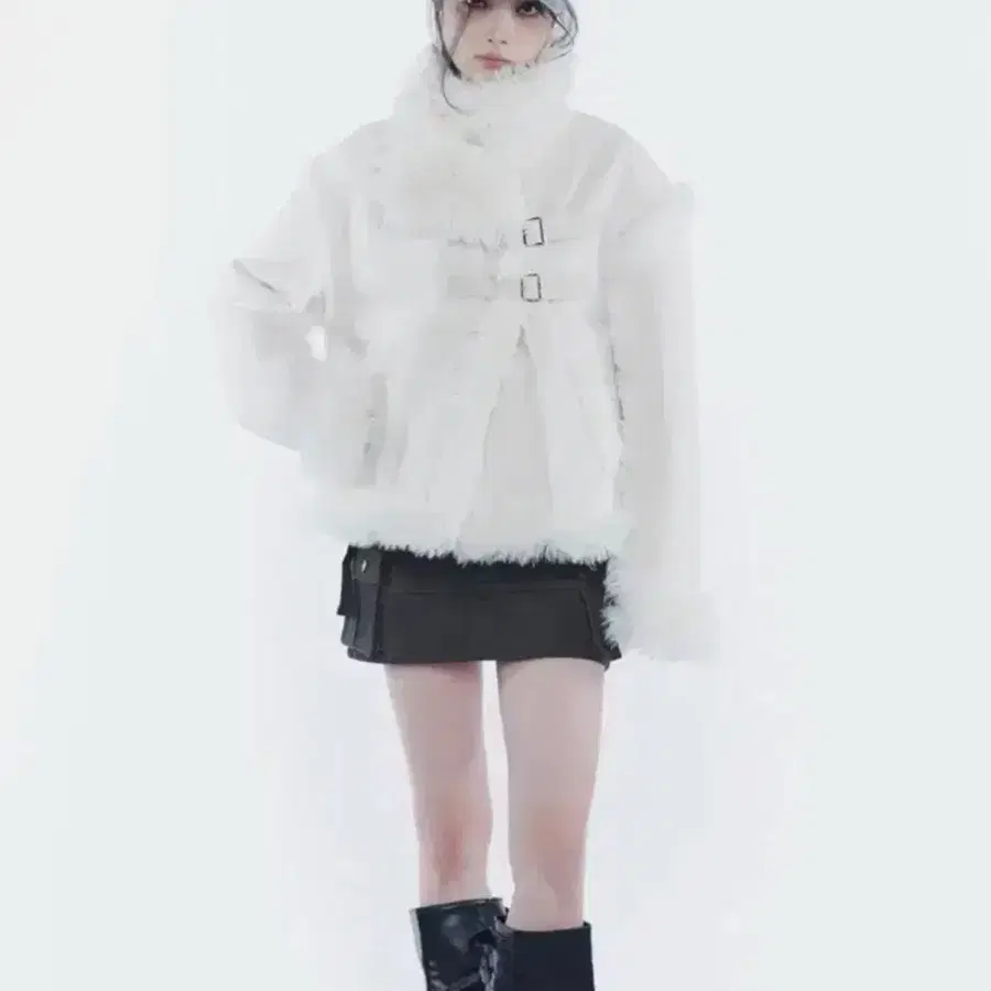 페인오어플레져 무스탕 luna belted shearling jacket
