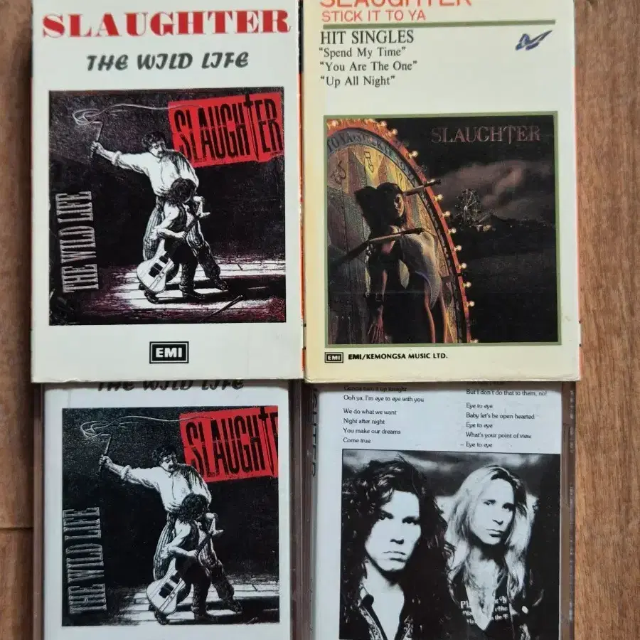 slaughter 카세트테이프 일괄