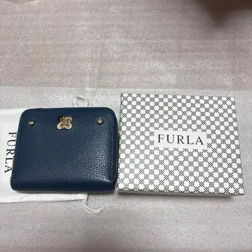 FURLA 반지갑 블루