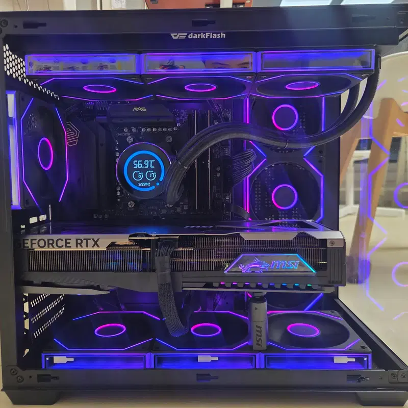 9800x3d, b850m wifi, P41 1tb, rtx 5080 뱅가드 초고사양 본체