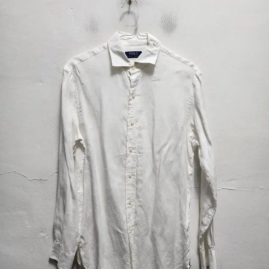 폴로 랄프로렌 하단로고 린넨 셔츠