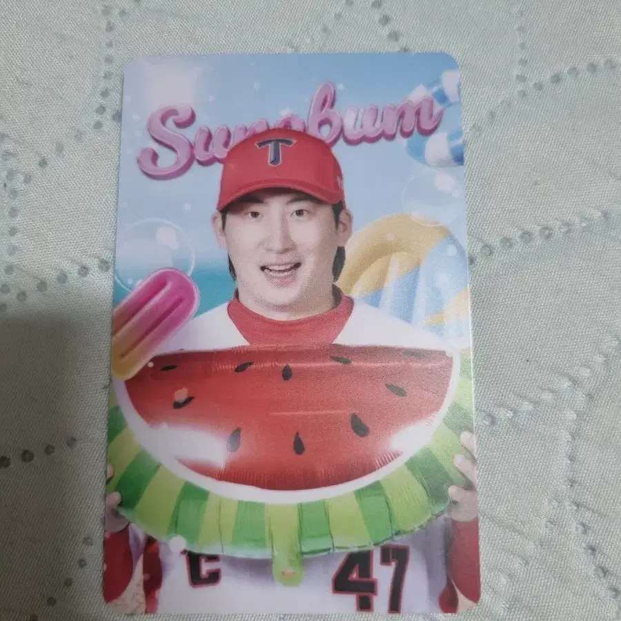 기아타이거즈 나성범 수박냠 포카
