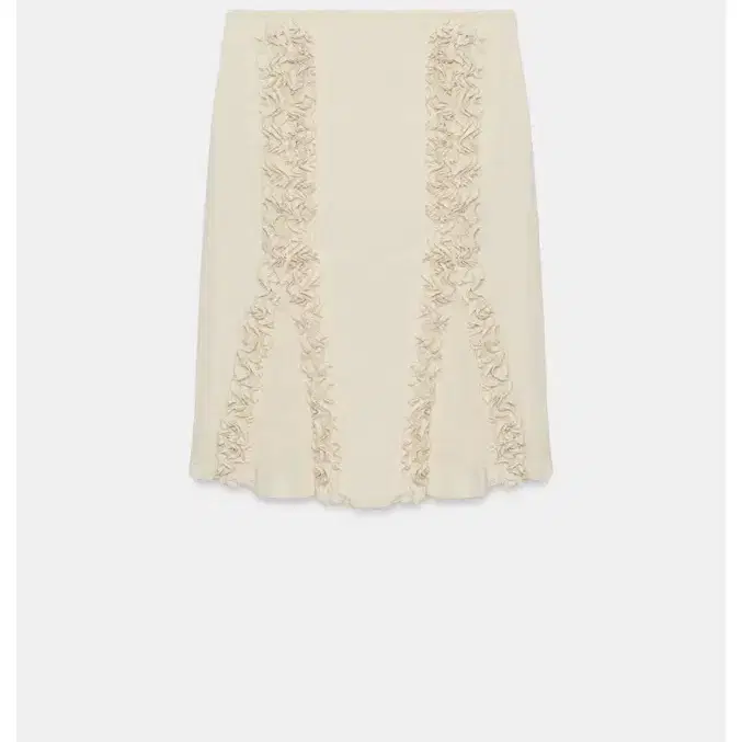 ZARA 자라 프릴 미디 스커트 S