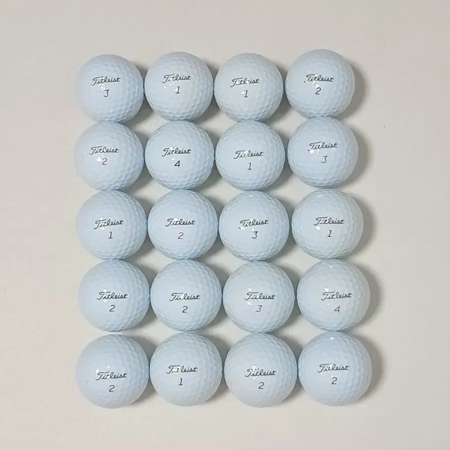 (신형)특A+급 타이틀리스트 pro v1, pro v1x 20알 로스트볼