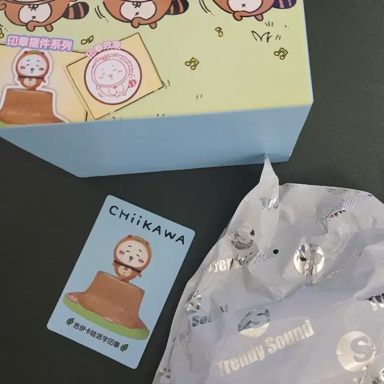 치이카와 너구리 도장 스탬프 피규어 치이카와