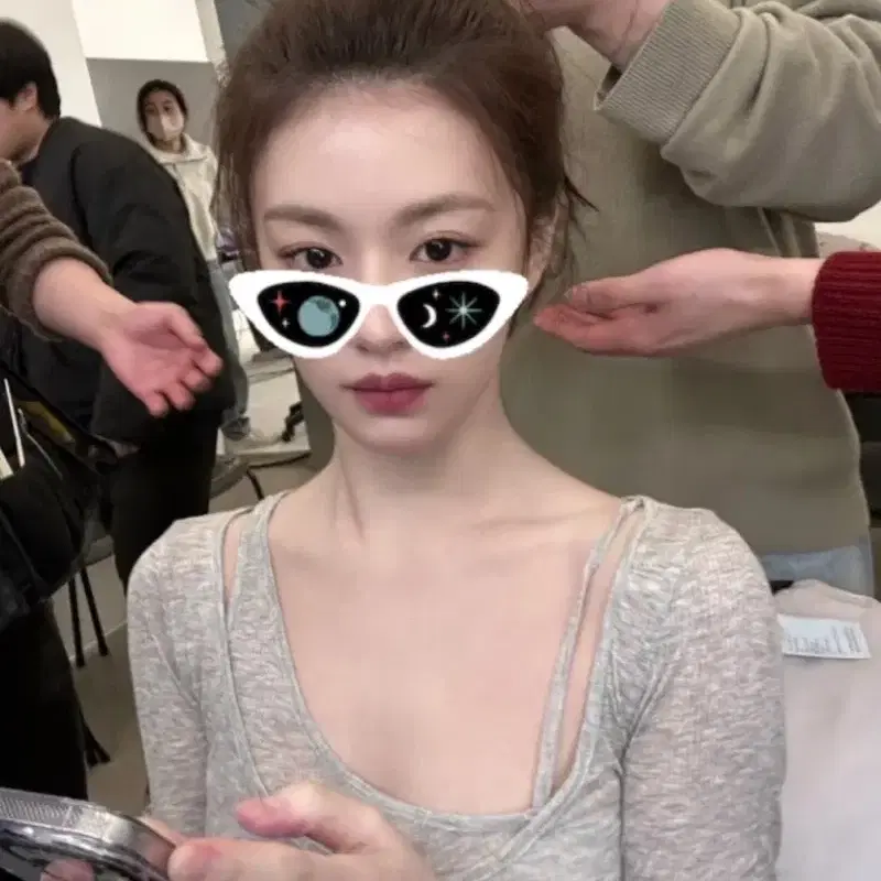 zara 자라 고윤정 착용) 언밸란스 더블 티셔츠 s
