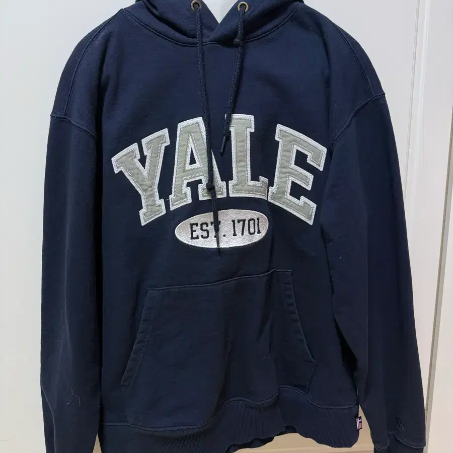 YALE 네이비 후드티 S