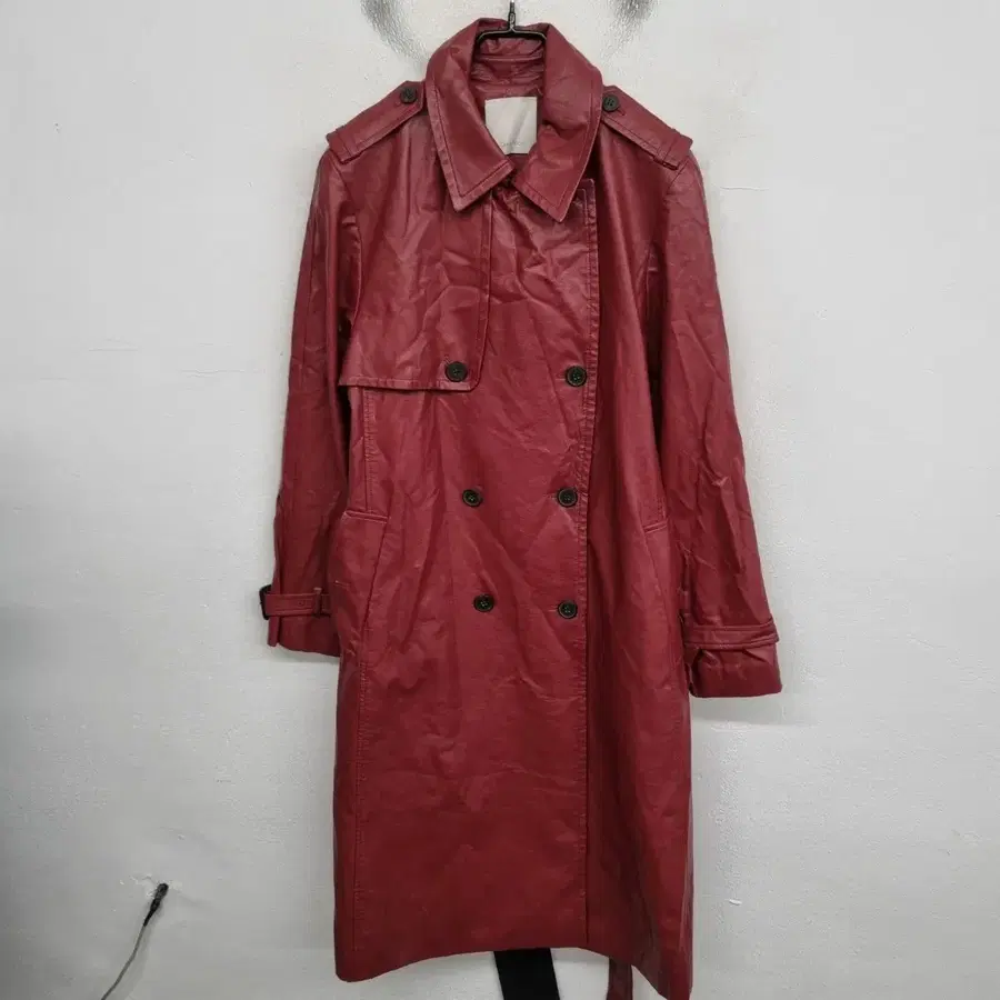 [여성77 size] 셀렙샵 가죽 코트