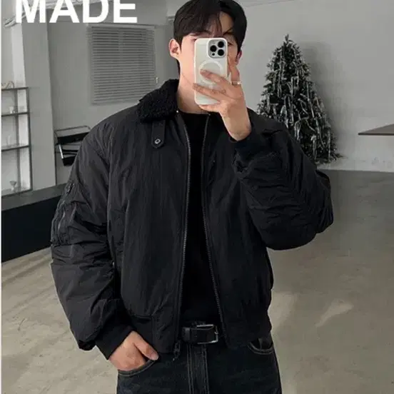 MILD MADE 크롭 MA-1